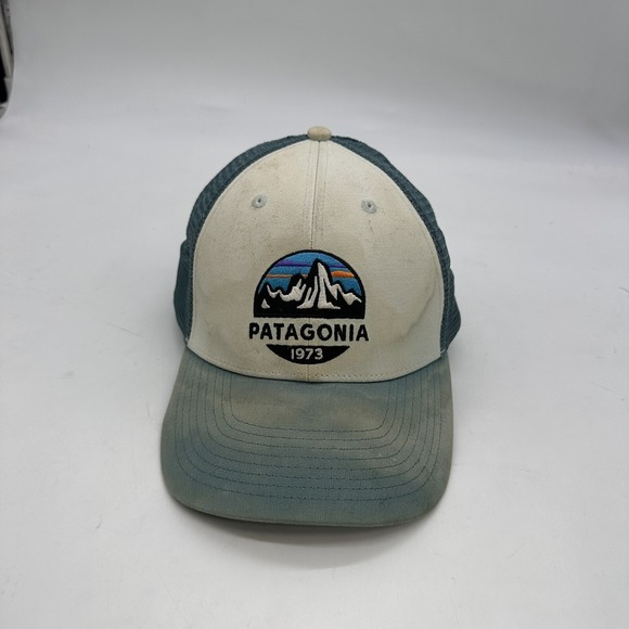 Patagonia Other - Patagonia Logo Hat Blue Mesh Trucker Cap Adjustable Snapback Baseball Mens